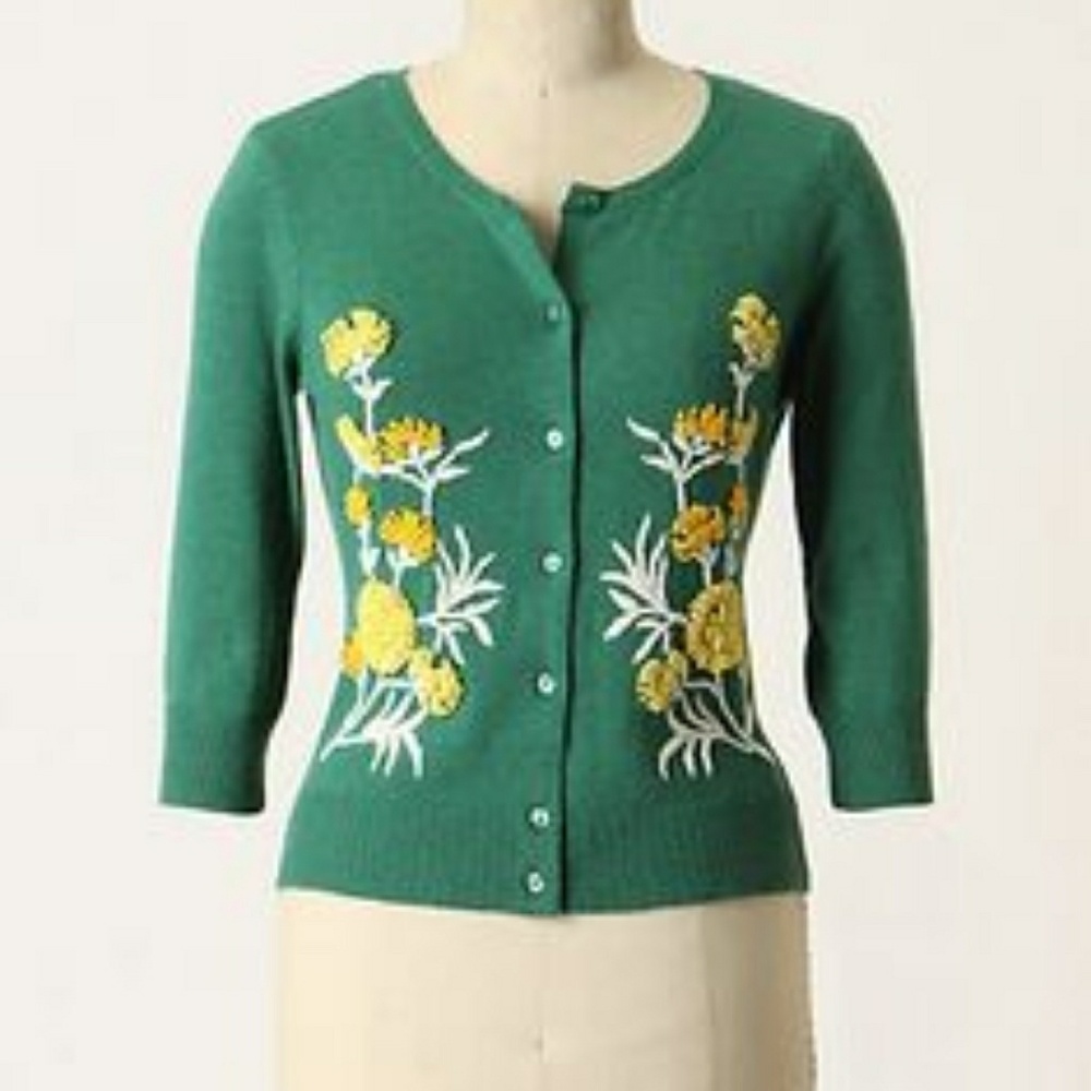 Anthro From-the-Green cardigan